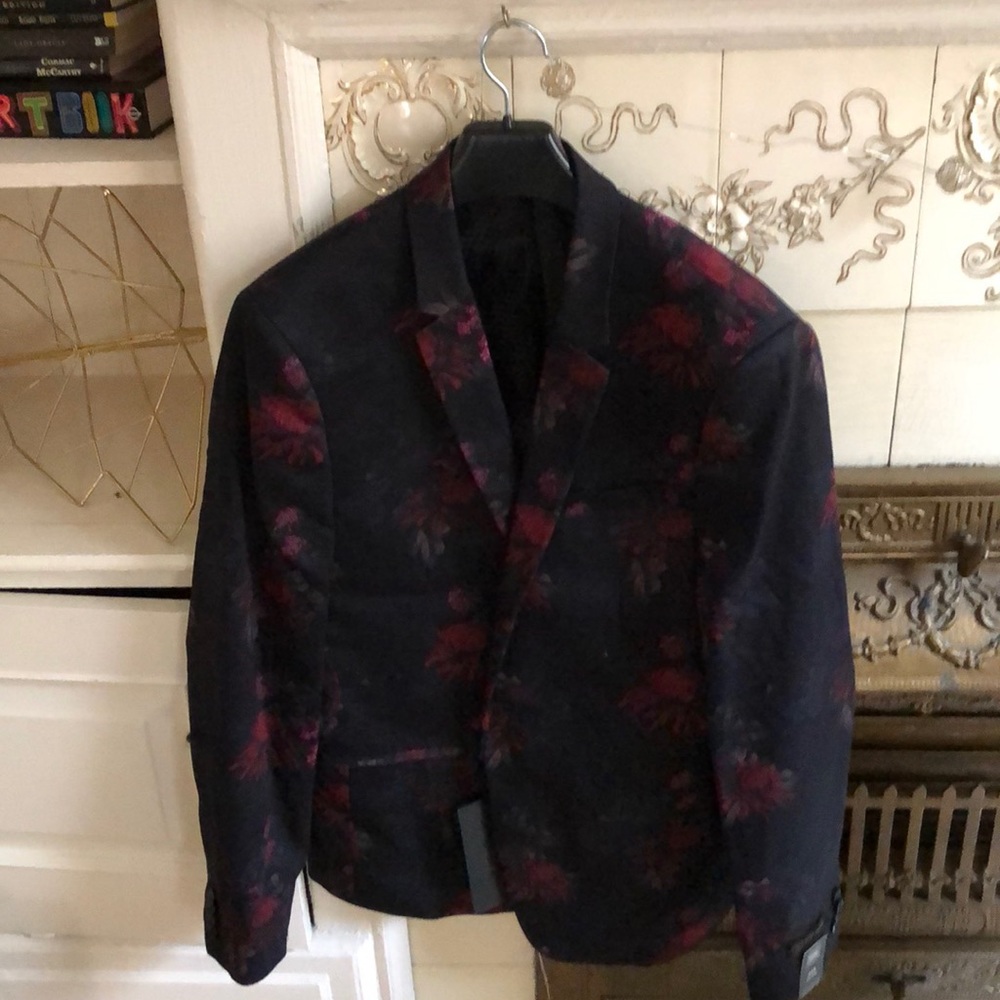 ASOS slim embroidered blazer NEVER WORN